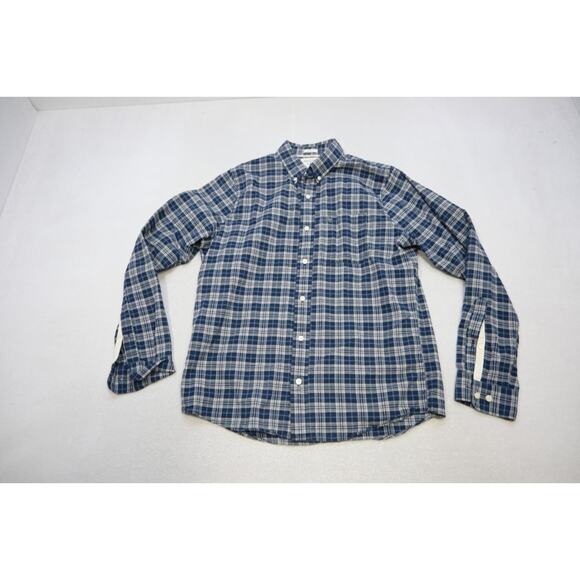 Abercrombie & Fitch Plaid Dress Shirt Muscle Fit Button Up Casual Mens Size XL - Picture 5 of 8
